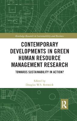 Contemporary Developments in Green Human Resource Management Research