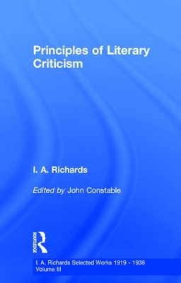 Principles of Literary Criticism V3