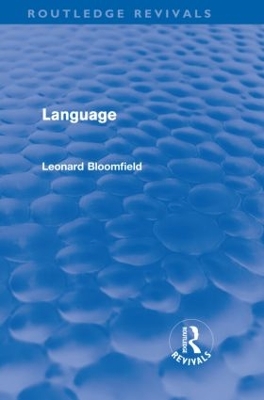 Language (Routledge Revivals)