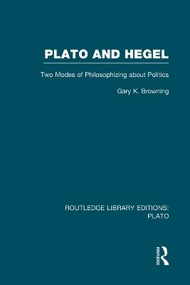 Plato and Hegel (RLE: Plato)