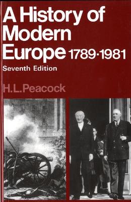 Hist Modern Europe 1789-1981