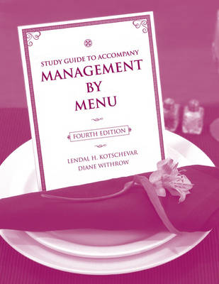 Study Guide to accompany Management by Menu, 4e