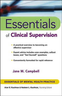 Essentials of Clinical Supervision