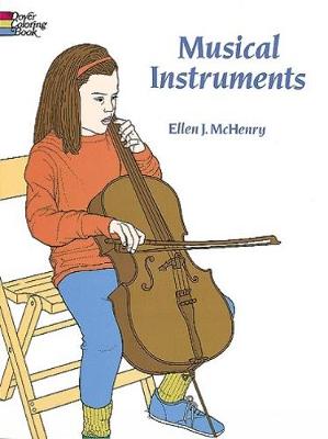 Musical Instruments Coloring Book