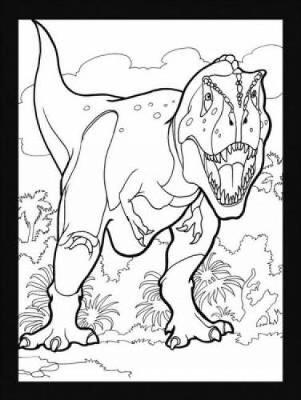 Dinosaurs Stained Glass Coloring Book