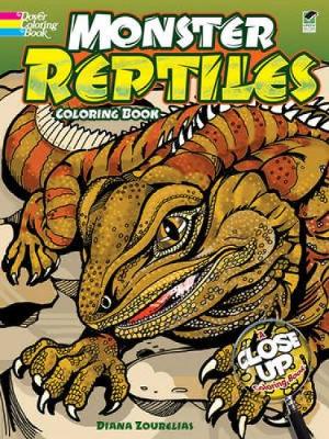 Monster Reptiles Coloring Book