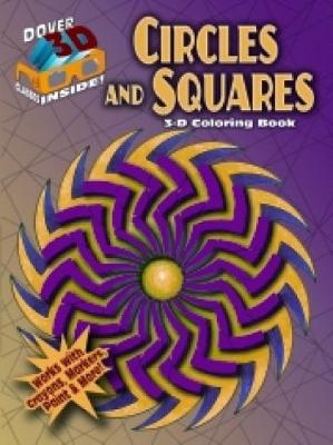 3-D Coloring Book - Circles and Squares