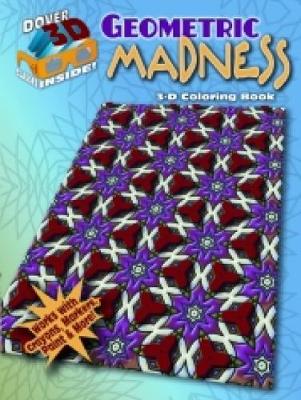 3-D Coloring Book - Geometric Madness