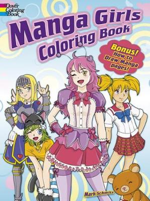 Manga Girls Coloring Book