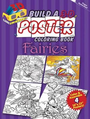 Build a 3-D Poster Coloring Book - Fairies