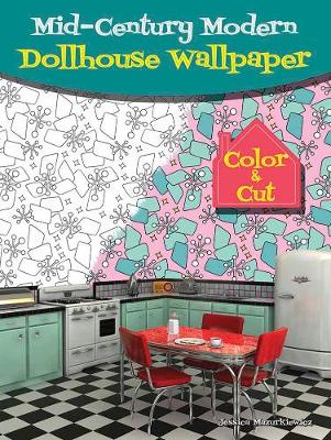 Mid-Century Modern Dollhouse Wallpaper