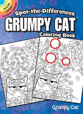 Spot-The-Differences Grumpy Cat Coloring Book