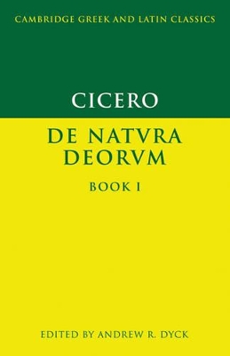 Cicero: De Natura Deorum Book I