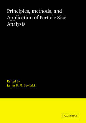 Principles, Methods and Application of Particle Size Analysis