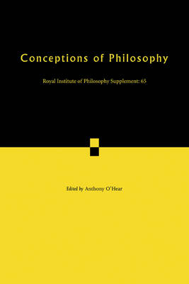 Conceptions of Philosophy