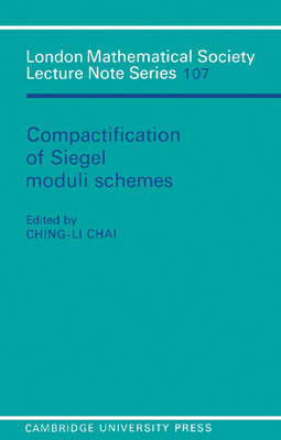 Compactification of Siegel Moduli Schemes