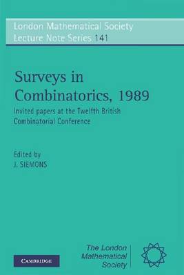 Surveys in Combinatorics, 1989