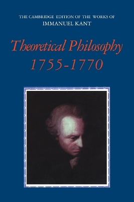 Theoretical Philosophy, 1755–1770