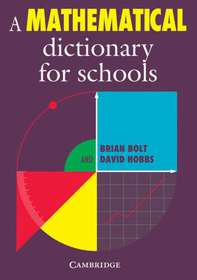 A Mathematical Dictionary for Schools