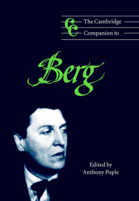 The Cambridge Companion to Berg