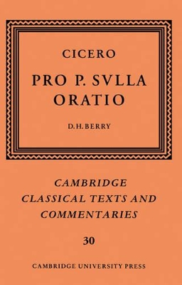 Cicero: Pro P. Sulla oratio