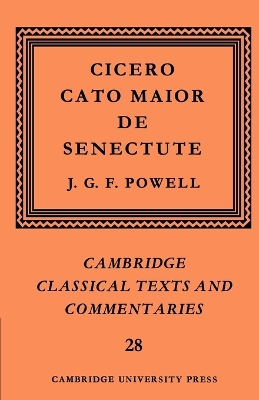 Cicero: Cato Maior de Senectute