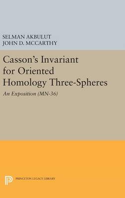 Casson's Invariant for Oriented Homology Three-Spheres