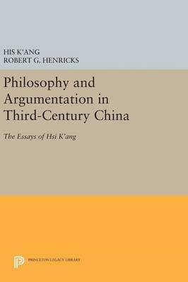 Philosophy and Argumentation in Third-Century China