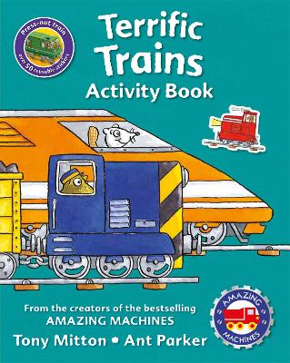 Amazing Machines Terrific Trains Activity Book