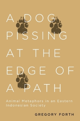 A Dog Pissing at the Edge of a Path
