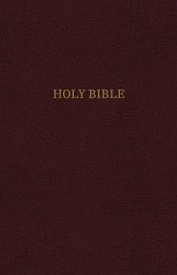 KJV Holy Bible: Personal Size Giant Print with 43,000 Cross References, Burgundy Leather-Look, Red Letter, Comfort Print: King James Version