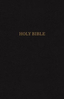 KJV Holy Bible: Personal Size Giant Print with 43,000 Cross References, Black Bonded Leather, Red Letter, Comfort Print (Thumb Indexed): King James Version