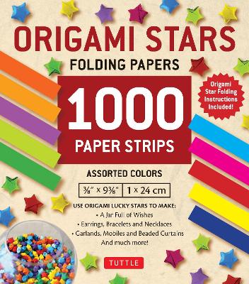 Origami Stars Papers 1,000 Paper Strips in Assorted Colors