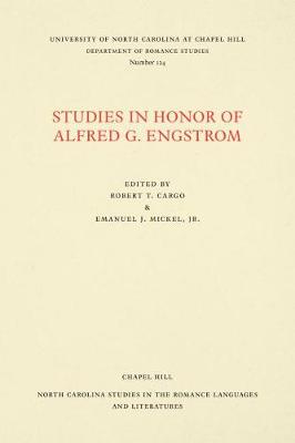 Studies in Honor of Alfred G. Engstrom