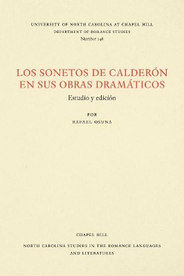 Los Sonetos de Calderón en sus obras dramáticos