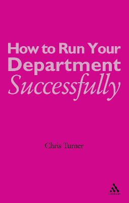 How to Run your Department Successfully