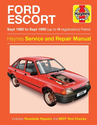 Ford Escort Petrol (Sept 80 - Sept 90) Haynes Repair Manual