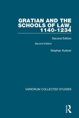 Gratian and the Schools of Law, 1140-1234