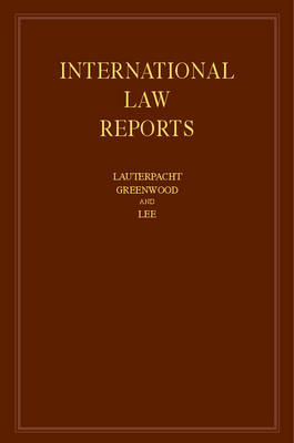 International Law Reports: Volume 153