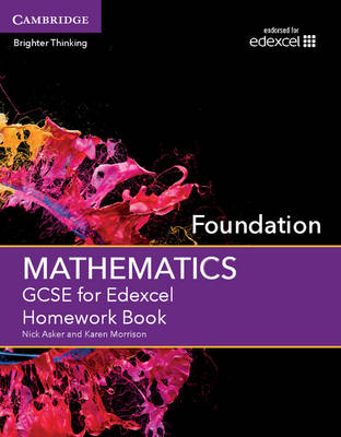 GCSE Mathematics for Edexcel Foundation Homework Book