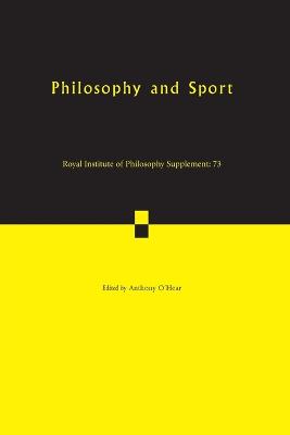 Philosophy and Sport