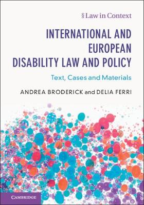 International and European Disability Law and Policy