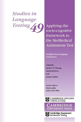 Applying the Socio-Cognitive Framework to the BioMedical Admissions Test