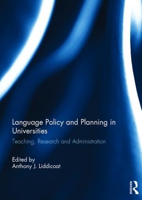 Language Policy and Planning in Universities