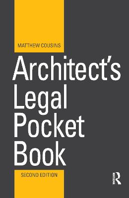 Architect's Legal Pocket Book