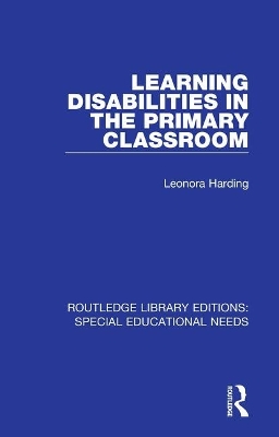 Learning Disabilities in the Primary Classroom