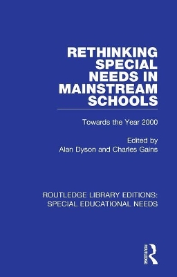 Rethinking Special Needs in Mainstream Schools