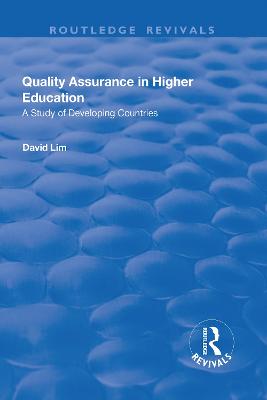 Quality Assurance in Higher Education