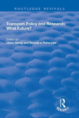 Transport Policy and Research