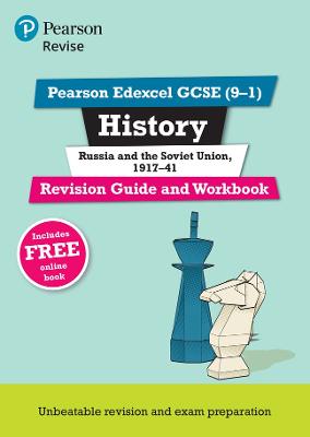 Pearson REVISE Edexcel GCSE History Russia and the Soviet Union Revision Guide and Workbook inc online edition - 2023 and 2024 exams for home learning, 2022 and 2023 assessments and exams
